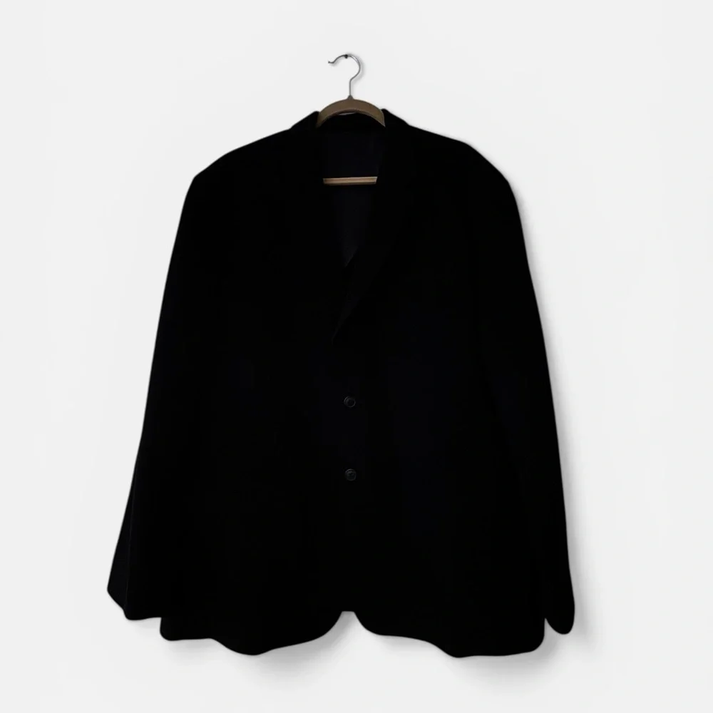 Quince 100% Cashmere Black Blazer XL New With Tags